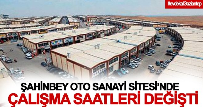 Şahinbey Oto Sanayi Sitesinde koronavirüs tedbiri