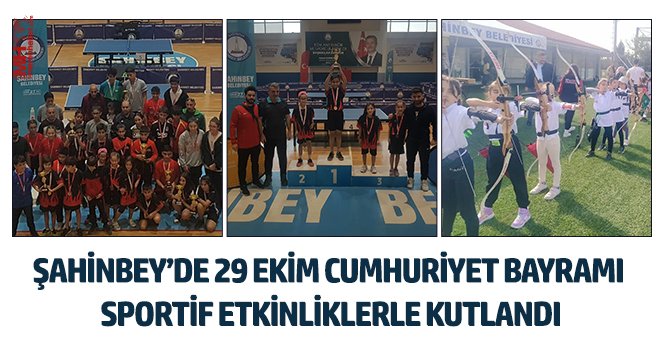 Şahinbey’de 29 Ekim Cumhuriyet Bayramı Sportif Etkinliklerle Kutlandı
