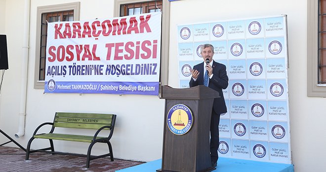 Şahinbey'de sosyal tesis halkası büyüyor