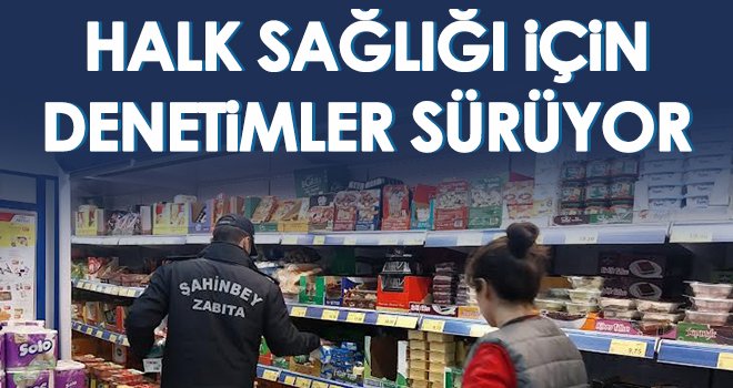 Şahinbey’de toplum sağlığı denetimleri sürüyor