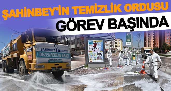 Virüse karşı hijyen ordusu görev başında 