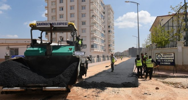 Şahinbey'den Akkent'e asfalt çalışması