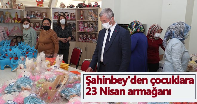 Şahinbey'den çocuklara 23 Nisan armağanı