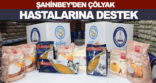 Şahinbey'den çölyak hastalarına glutensiz gıda paketi