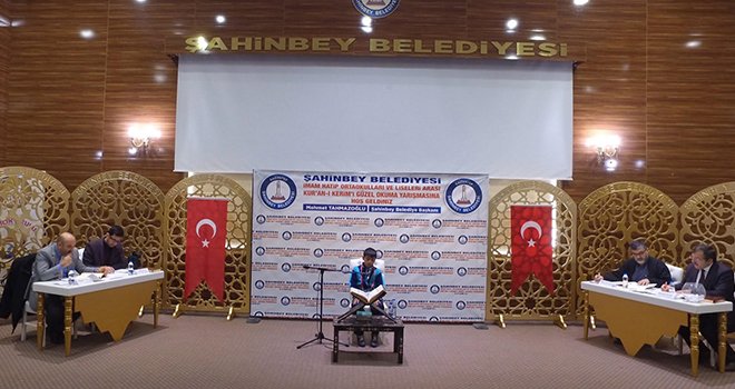 Şahinbey'de Kuran-ı Kerim okuma yarışması