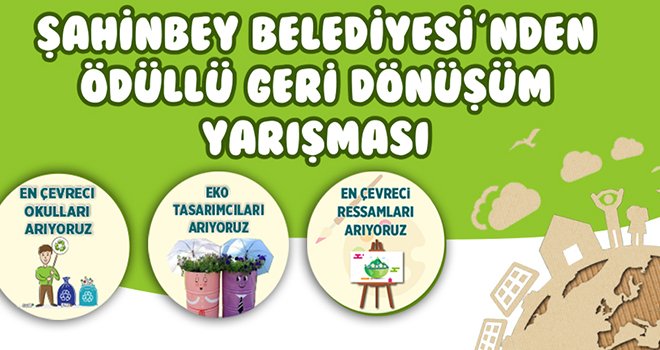 Şahinbey'den ödüllü geri dönüşüm yarışması