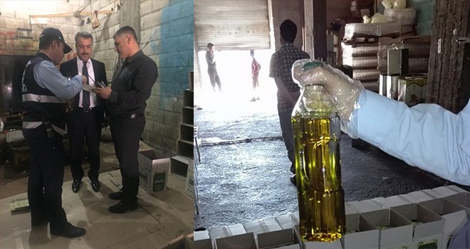 Şahinbey'den Sahte Zeytin yağ operasyonu: 3 ton yağa el konuldu
