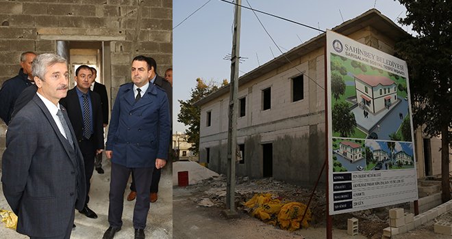 Şahinbey'den Sarısalkım'a sosyal tesis