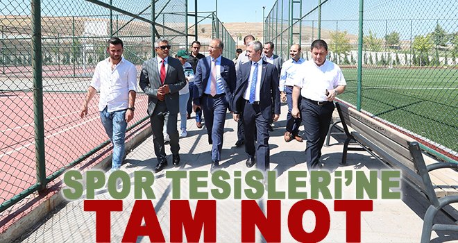 Şahinbey'in spor tesislerine tam not