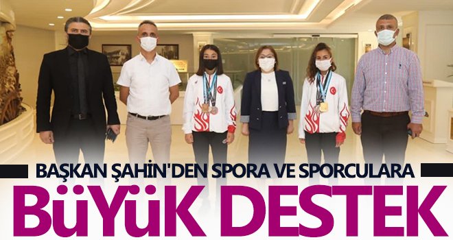 Şahin'den Spora ve Sporculara büyük destek