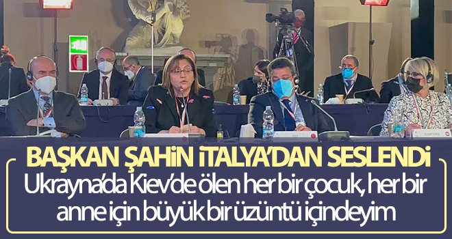 Şahin’den Ukrayna çağrısı: Barış için söylemler eyleme dönüşmeli