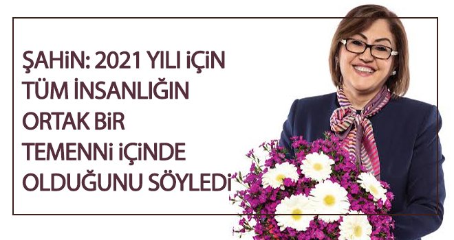 Şahin'den yeni yıl mesajı