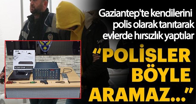 Sahte polisler gerçek polise yakalandı!