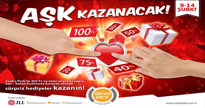 Sakno Park'ta Sevgilililer günü etkinliği