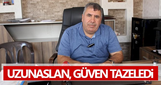 Salih Uzunaslan yeniden seçildi
