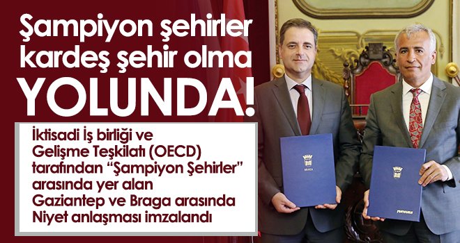 Şampiyon şehirler kardeş şehir olma yolunda