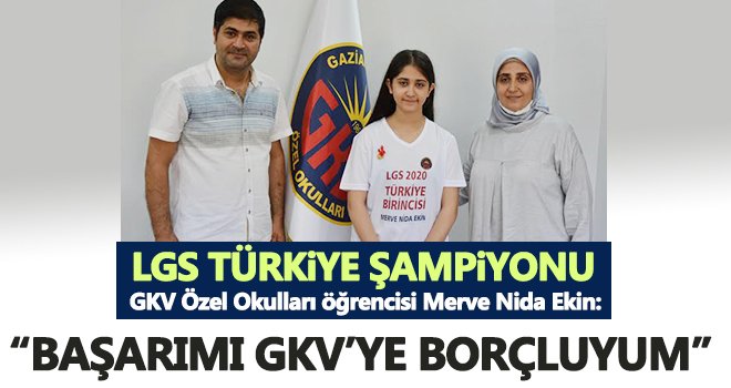 Şampiyonun Tercihi Yine Gaziantep Kolej Vakfı