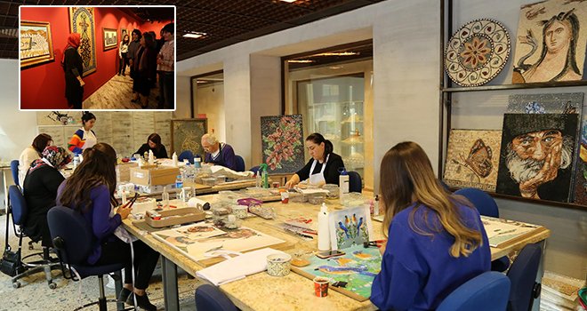 Sanatın kalbi Gaziantep Sanat Merkezi'nde atıyor