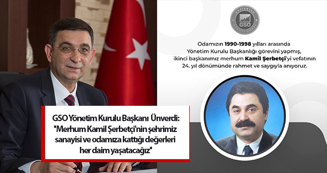 Sanayici Kamil Şerbetçi vefatının 24. yılında da unutulmadı