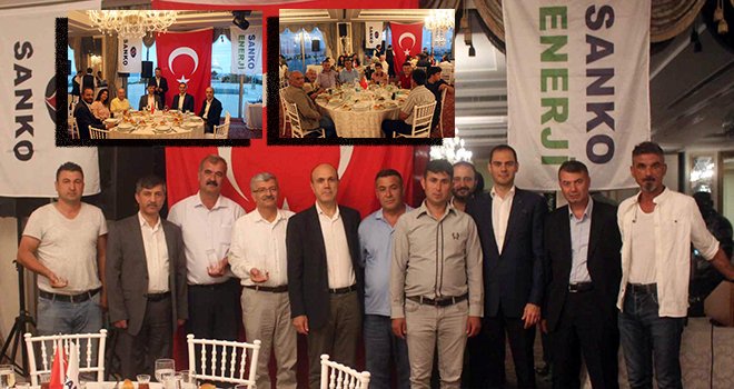 Sanibey Barajı ve HES çalışanları iftarda buluştu