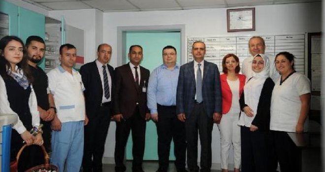 Sanko Hastanesi'nde bayramlaşma