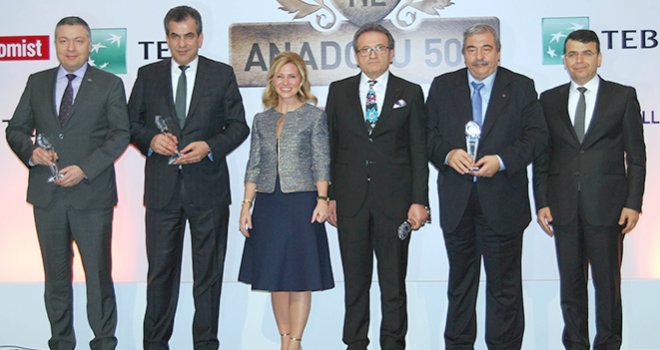 Sanko Holding’e, “Anadolu 500’De En Fazla Şirketi Bulunan Grup” Ödülü Verildi