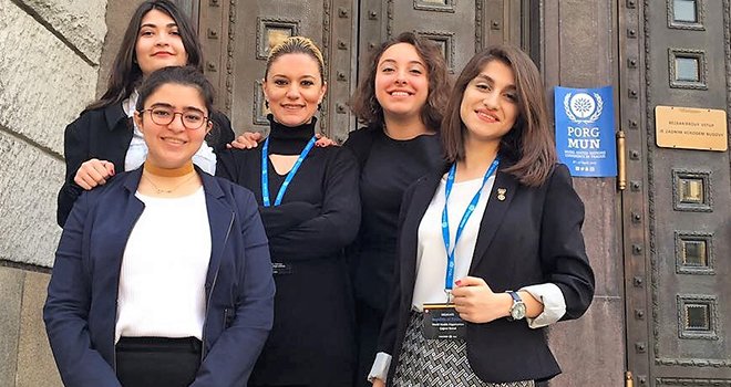 Sanko öğrencileri PORMUN konferansında