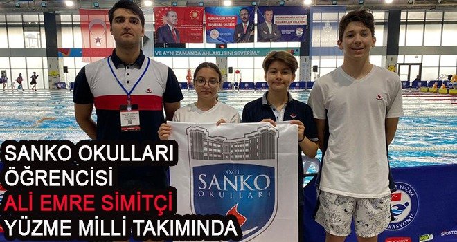 SANKO öğrencisinden yüzme başarısı!