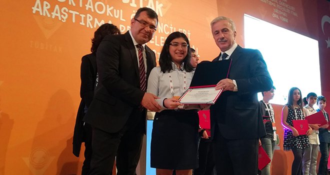 Sanko öğrencisinin TÜBİTAK başarısı 