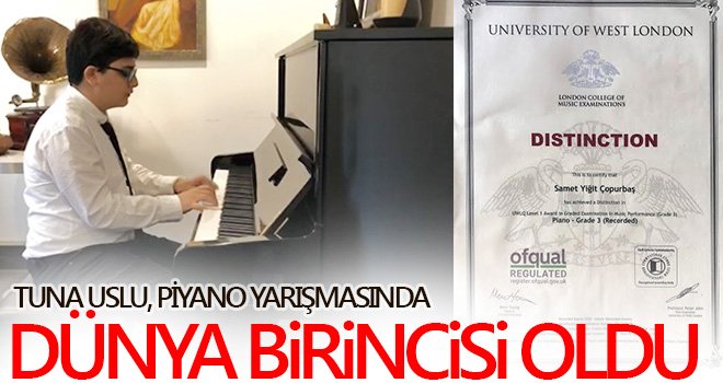 SANKO okulları öğrencilerinin piyano başarısı