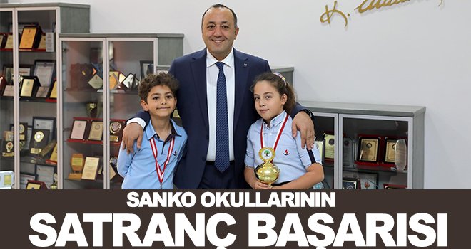 Sanko Okulları Satranç Turnuvası'nda il birincisi