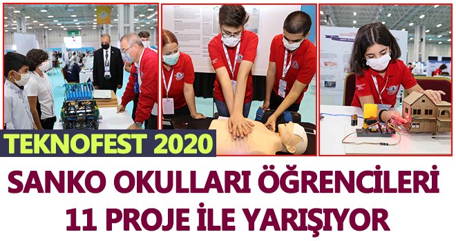 SANKO Okulları, TEKNOFEST 2020 finallerinde yarışıyor