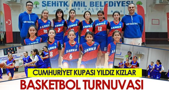 SANKO Okulları Yıldız Kız Basketbol Takımı il şampiyonu