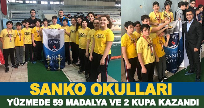 SANKO Okulları yüzücülerinden büyük başarı!