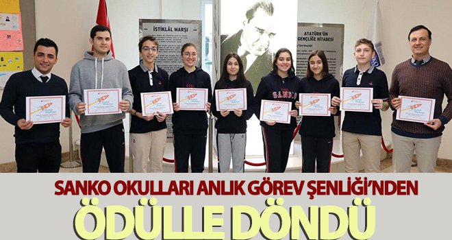 SANKO Okulları'na ödül!