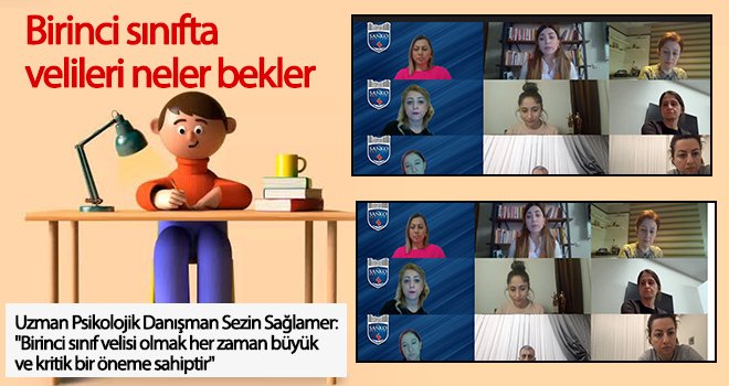 SANKO okullarında online veli söyleşisi yapıldı