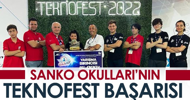SANKO Okulları'nın TEKNOFEST başarısı