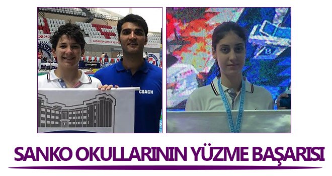 SANKO okullarının yüzme başarısı...