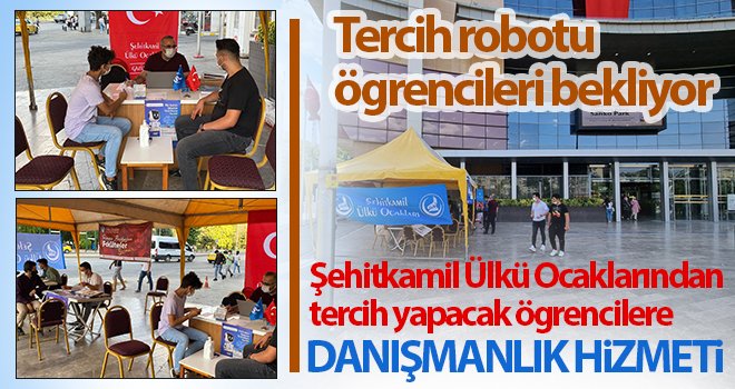 Sanko Park AVM önünde tercih danışmanlığı stantı