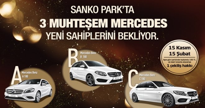 Sanko Park, yeni yılda Mercedes sahibi yapacak