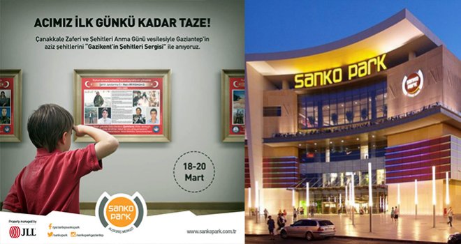 SANKO PARK’TAN ŞEHİTLERE VEFA