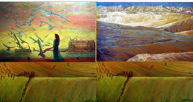 SANKO sanat galerisinde kişisel resim sergisi 