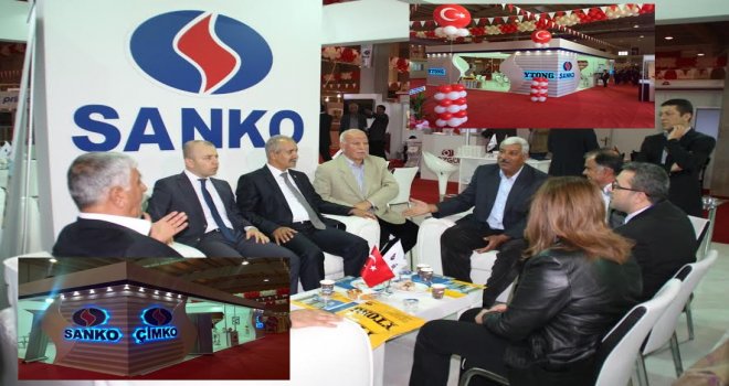 SANKO ŞİRKETLERİ İNŞAAT FUARINDA STANT AÇTI