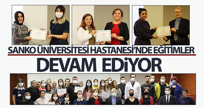 SANKO Üniversitesi Hastanesi’nde eğitimler devam ediyor