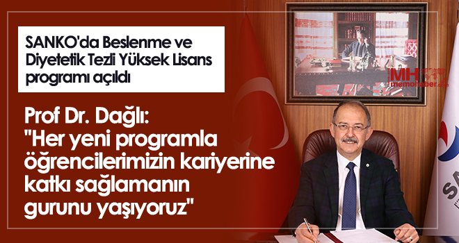SANKO Üniversitesi Lisansüstü Eğitim Enstitüsü'nde yeni program