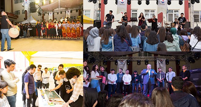 Sanko Üniversitesi öğrencileri bahar şenliği coşkusu yaşadı.