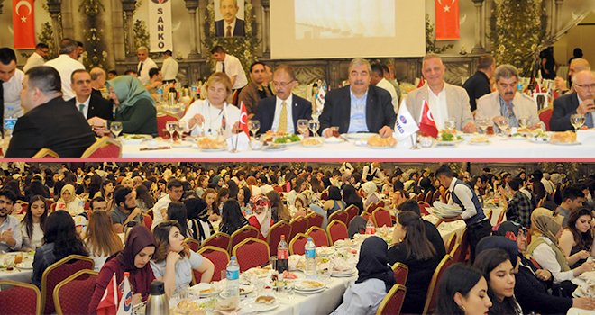Sanko Üniversitesi öğrencileri ve akademisyenleri iftarda