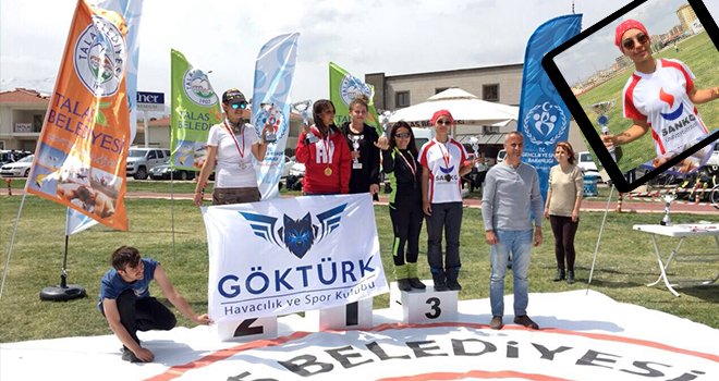 Sanko'lu öğrenciden yamaç paraşütünde üçüncülük