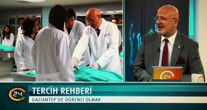 SANKO Üniversitesi Rektörü Prof. Dr. Sınav, Kanal 24’te