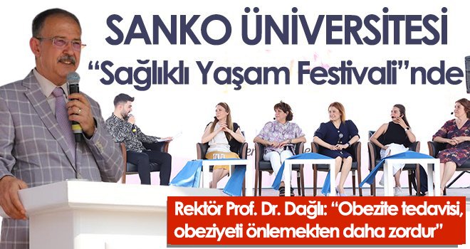 SANKO Üniversitesi 'Sağlıklı Yaşam Festivali'nde
